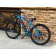 Электровелосипед Eltreco XT 600 Pro (Сине-оранжевый-2668)
