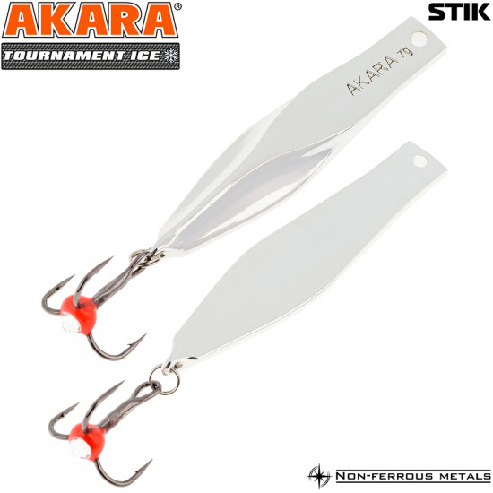 Блесна зим. Akara Tournament Ice Stik 60 8 гр. SIL