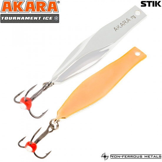 Блесна зим. Akara Tournament Ice Stik 60 8 гр. SIL/CU