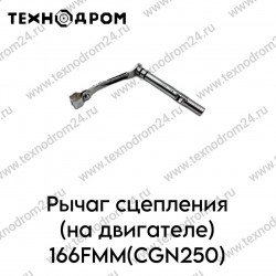 Рычаг сцепления (на двигателе) 166FMM(CGN250)