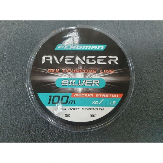 Леска FLAGMAN Avenger Silver Line 100м 0,45мм