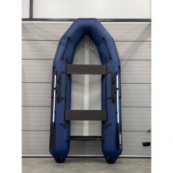 Лодка Rocky 355 (синий, черная фурнитура)+ Дублирование дна тканью ПВХ