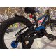 Велосипед NOVATRACK 16" DODGER алюм. черный, тормоз нож, полная защита цепи, короткие крылья