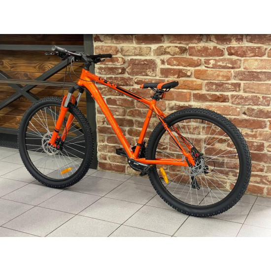 Велосипед Stark'22 Hunter 27.2 HD оранжевый/черный 18"