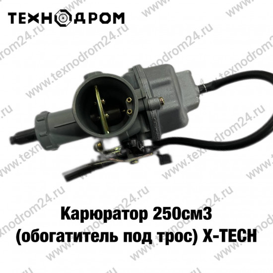 Карбюратор 250см3 (обогатитель под трос) X-TECH