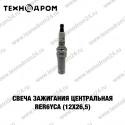 Свеча зажигания центральная RER6YCA (12х26,5), Qute IB-027 (2018) Свеча зажигания центральная RER6YCA (12х26,5), Qute IB-027 (2018)