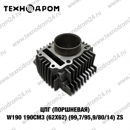 ЦПГ (поршневая) W190 190см3 (62х62) (99,7/95,9/80/14) ZS