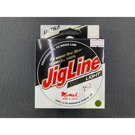Шнур JigLine Ultra Light 0,04 мм, 2,4 кг, 100 м, хаки