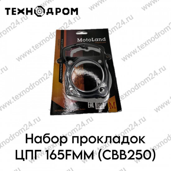Набор прокладок ЦПГ 165FMM (CBB250)