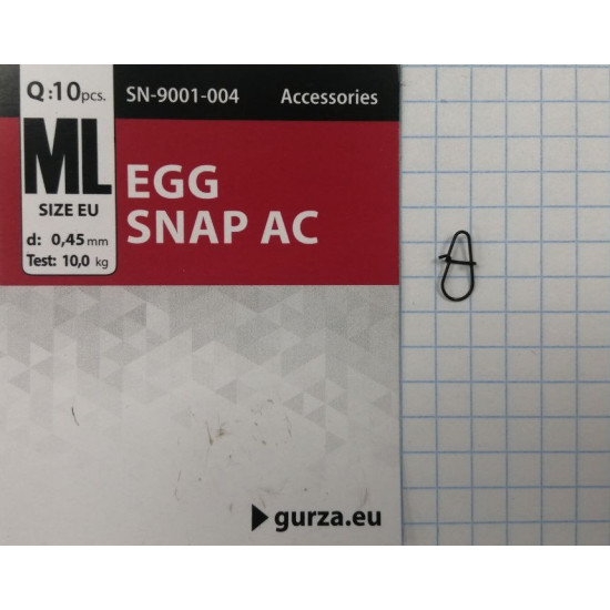 Застежки Gurza-EGG Snap AC № ML (10шт/уп)