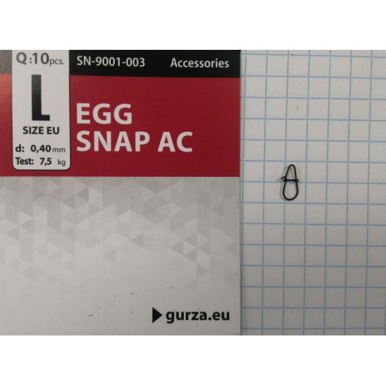 Застежки Gurza-EGG Snap AC № L (10шт/уп)