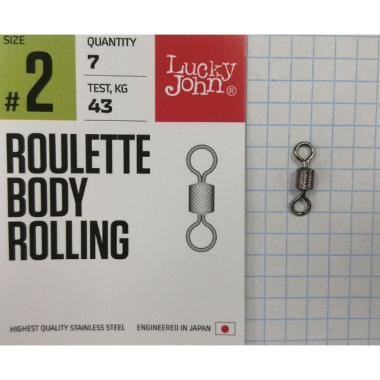 Вертлюги LJ Pro Series ROULETTE BODY ROLLING 002 7шт.