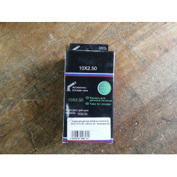 Камера для детских колясок и самокатов HOTA 10"x 2.50 - 3.00 AV 135° бутиловая (50) Камера для детских колясок и самокатов HOTA 10"x 2.50 - 3.00 AV 135° бутиловая (50)