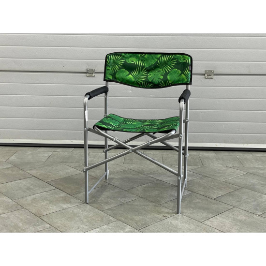 Кресло складное, 490х55х820 мм, тропические листья КС3/2 5179166