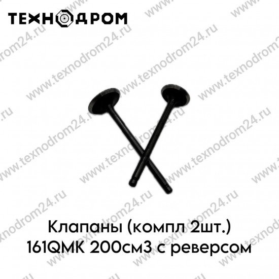 Клапаны (компл 2шт.) 161QMK 200см3 с реверсом