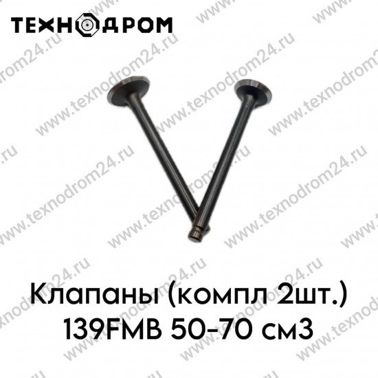Клапаны (компл 2шт.) 139FMB 50-70см3