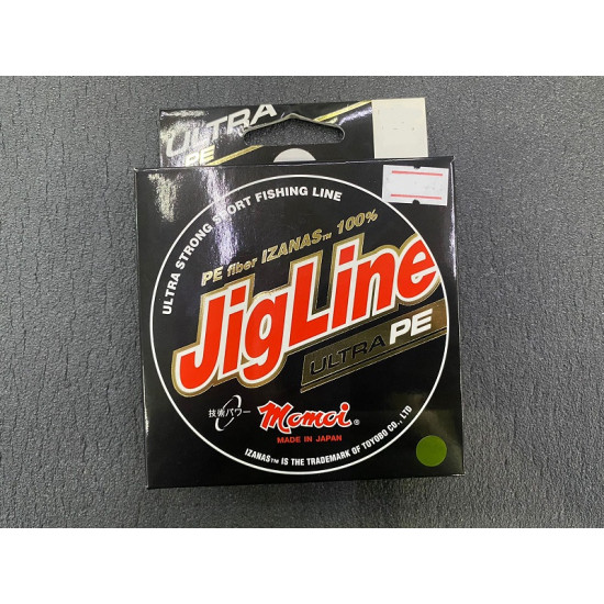 Шнур JigLine Ultra PE 0,10 мм, 7,0 кг, 100 м, хаки