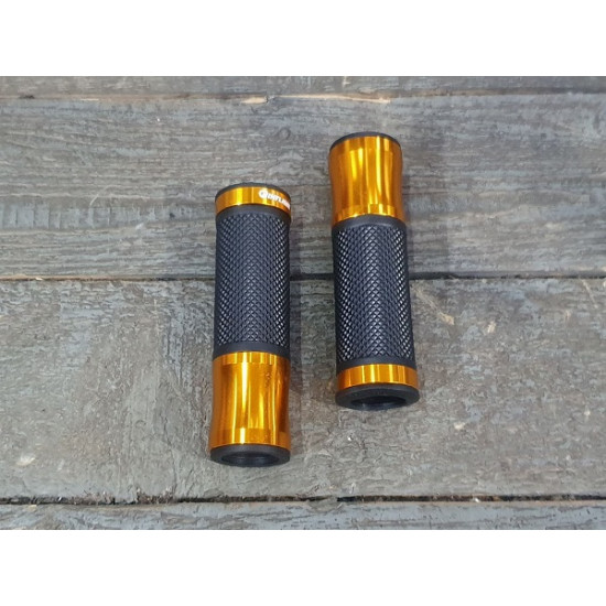 Грипсы 22,8 мм INFLAME HB-018, левая+правая сторона, для руля 22,8 мм, цвет золотой