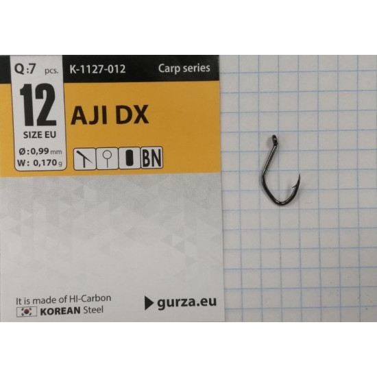 Крючки Gurza-AJI DX BN №12 (5шт/уп)