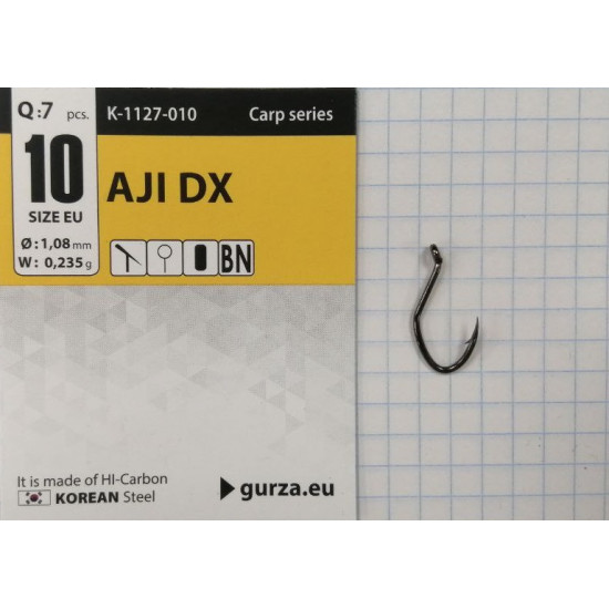 Крючки Gurza-AJI DX BN №10 (5шт/уп)