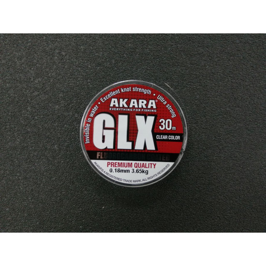 Леска Akara GLX Premium Clear 30 м 0,18 прозрачная