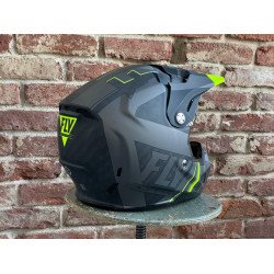 Шлем (кроссовый) FLY RACING FORMULA CARBON VECTOR желтый/серый/черный S