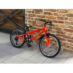 Велосипед NOVATRACK 20" RACER, красный, сталь, 12 скор., Microshift Power V-Brake