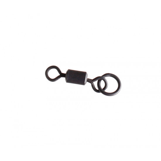 Вертлюжок FLAGMAN с кольцом Flat Feeder Rings Swivels №4 5шт