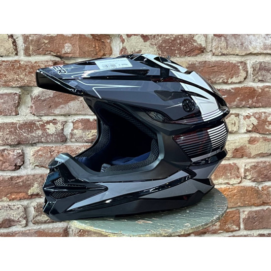 Шлем мото HIZER J6803 (L) #2 black/grey