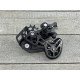 Переключатель задний Shimano Deore, M5130, GS, 10 скоростей, крепление на болт, черный