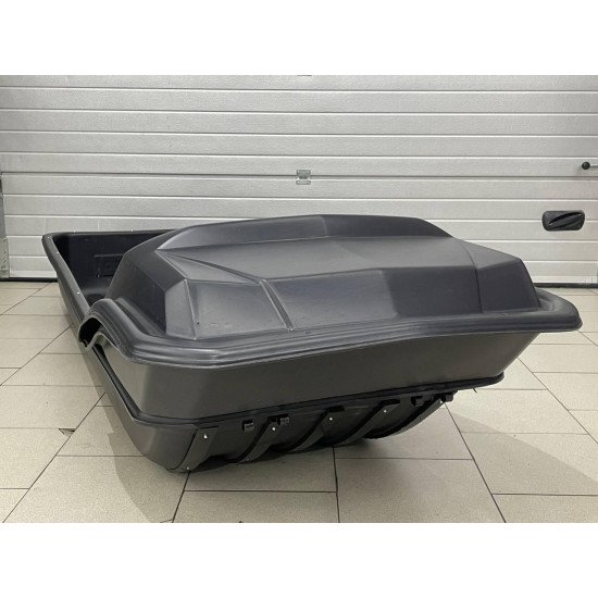 Сани Тайга 2300 с обвязкой, накладками, отбойником и капотом 2500х860х600 ширина дна 550 мм
