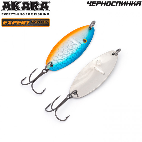 Блесна колеб. Akara Expert Черноспинка 65мм, 15гр. 1/SIL