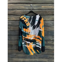 Джерси PHOENIX EVO бирюза/оранжевый L STARKS
