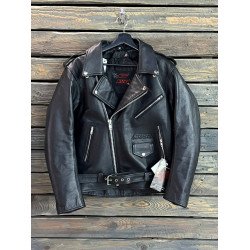 Мотокуртка ROCKER кожа, цвет черный, размер M