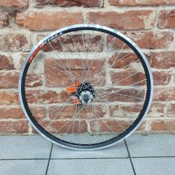 Обод 24" TRIX передний ал. дв. черн., втулка: ал.ДИСК эксц. черн. Обод 24" TRIX передний ал. дв. черн., втулка: ал.ДИСК эксц. черн.