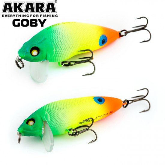 Воблер Akara Goby 65F 8 гр. (2/7 oz 2,6 in) A113