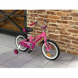 Велосипед NOVATRACK 16" NOVARA алюм. розовый, тормоз пер. ручн. задн нож, защита цепи