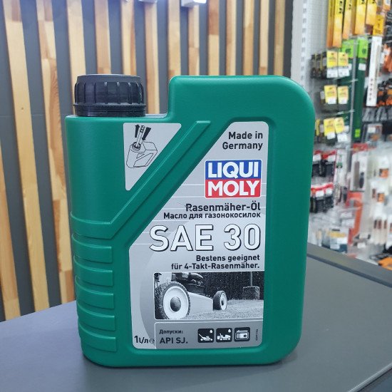 Масло 4Т мин. для газонокосилок, сад. и силовой техники Rasenmaher-Oil 30 Liqui Moly1л
