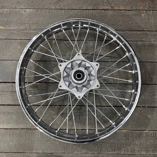 Обод 18" задний сталь (1,85-R18 d=17mm) хром