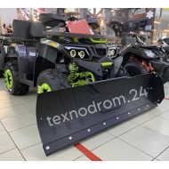 Отвал для снега универсальный с быстросъемным креплением (черный) ATV Iron