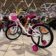 Велосипед Novatrak 20" TWIST белый, тормоз нож., крылья корот., корзина, защита А-тип