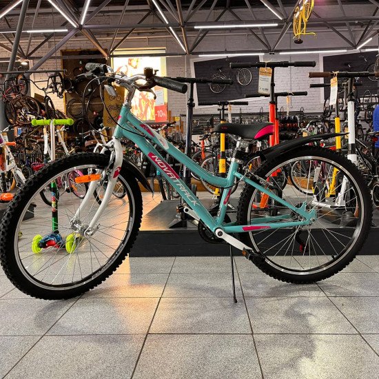 Велосипед NOVATRACK 24" JENNY сталь 12", голубой, 6 скор. TZ500/TS-38/SG-6S V-brake