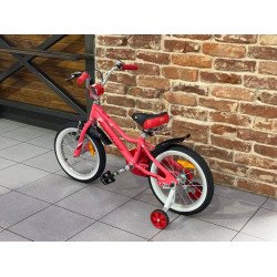 Велосипед NOVATRACK 16" NOVARA алюм. коралловый, тормоз пер. ручн. задн нож, защита цепи