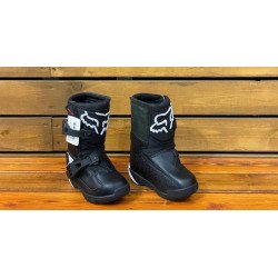 Мотоботы детские Fox Comp kids Boot (Black,k10,2022 (24015-001-10))