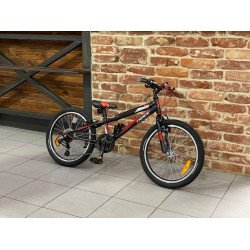 Велосипед NOVATRACK 20" RACER, черный, сталь, 6 скор., Microshift TS38-6/Shimano, V-Brake