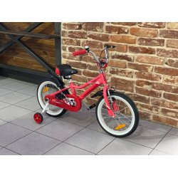 Велосипед NOVATRACK 16" NOVARA алюм. коралловый, тормоз пер. ручн. задн нож, защита цепи