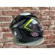 Шлем мото HIZER J5311 (L) #1 black/lemon