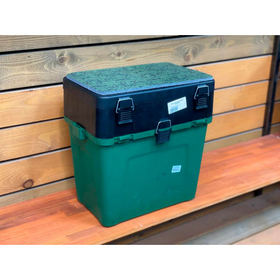 Ящик зимний зеленый ТРИ КИТА (380*360*240)