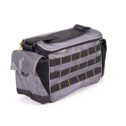Сумка рыболовная "СЛЕДОПЫТ" Base Lure Bag L, 36х22х15 см, цв. серый + 3 коробки Luno 20/2/